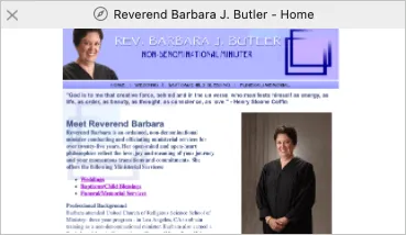 Barbara J. Butler - Reverend